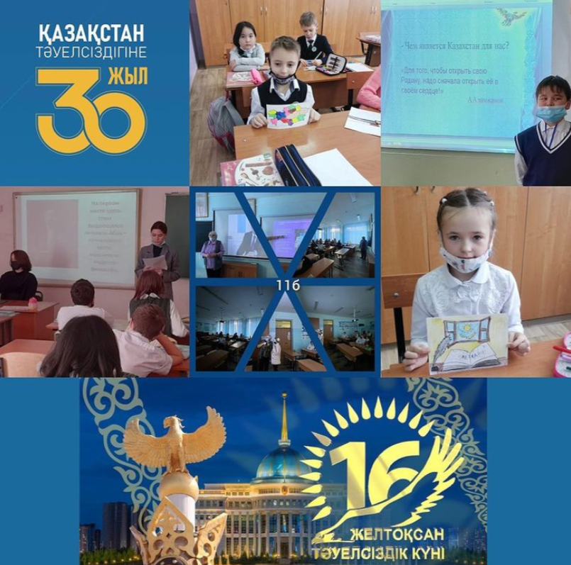 Единый классный час «Достижения Независимости Республики Казахстан»